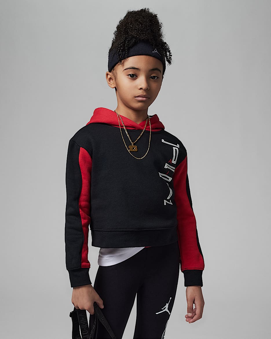 Air Jordan 11 Varsity Pullover Hoodie Little Kids Hoodie
